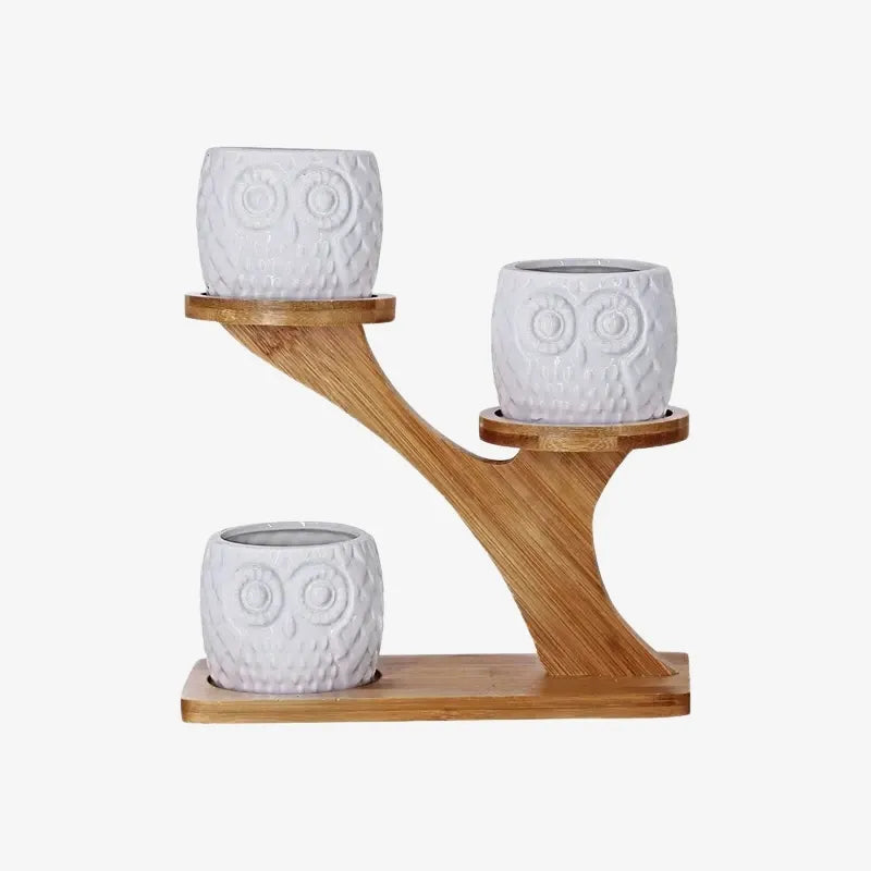 Étagère Botanique Hibou
