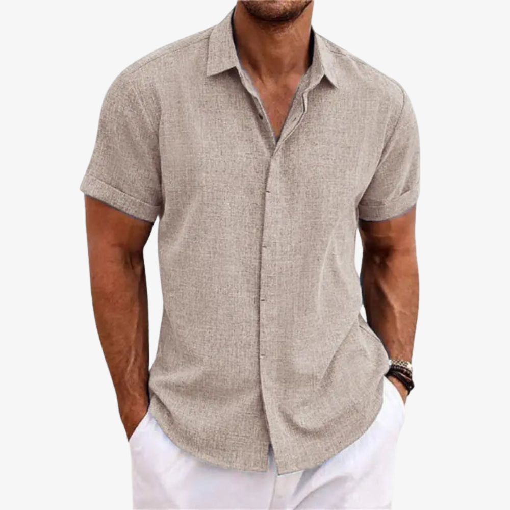 Lightweight Linen Shirt – BreezeFit™