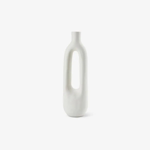 Long vase blanc