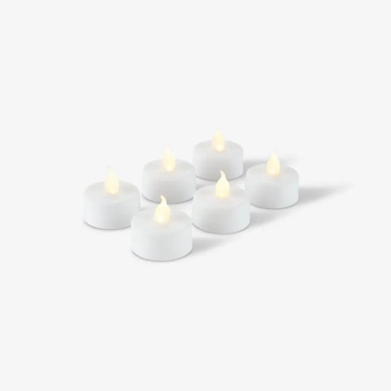 Pack de 6 bougies LED