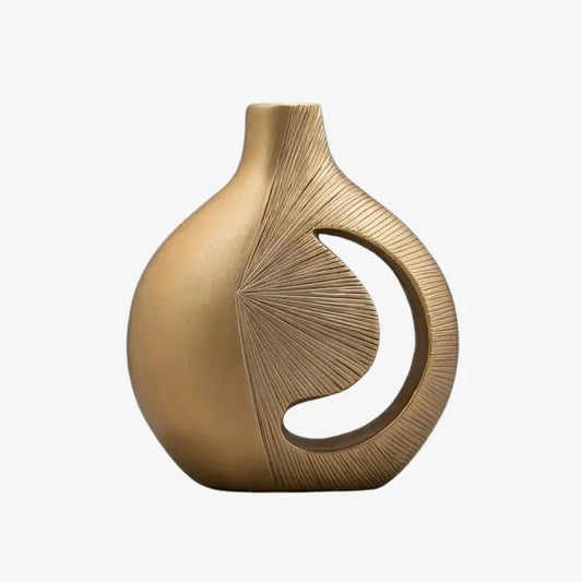 Vase Élégance Dorée