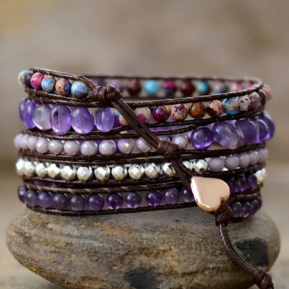 Bracelet améthyste