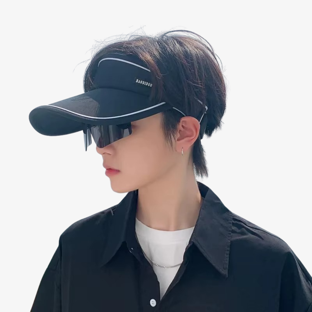 Casquette Visière avec Lunette Intégré