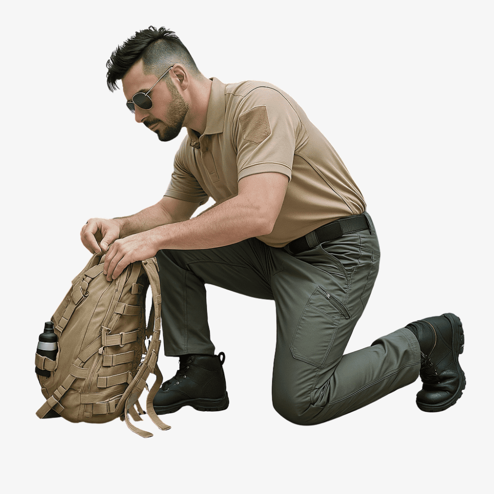Men's Indestructible Waterproof Tactical Survival Pants - Hiking / Mountain / Nature