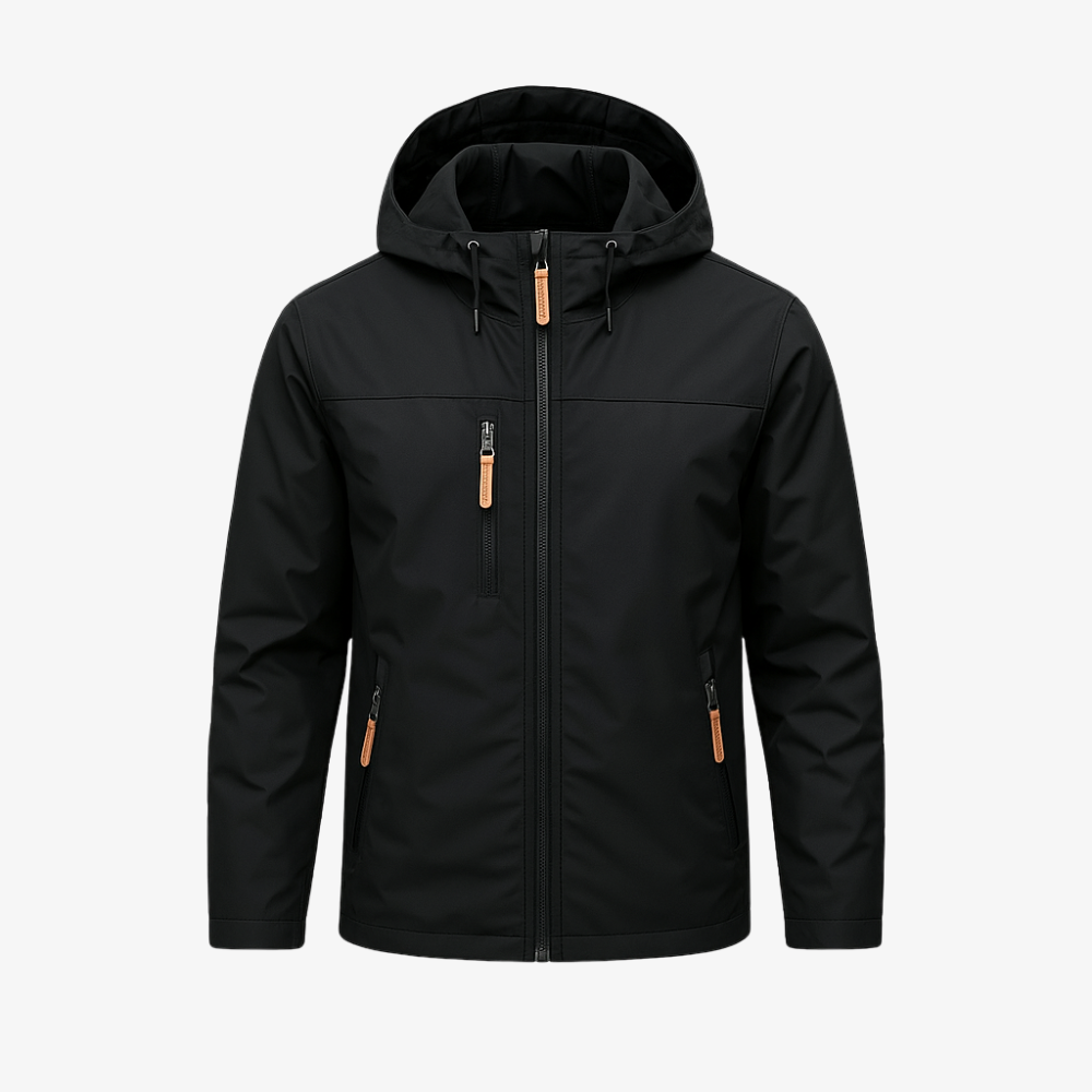 Men's Windproof Jacket with DWR Treatment |