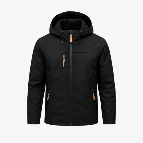 Men's Windproof Jacket with DWR Treatment |