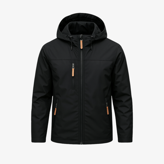 Men's Windproof Jacket with DWR Treatment |