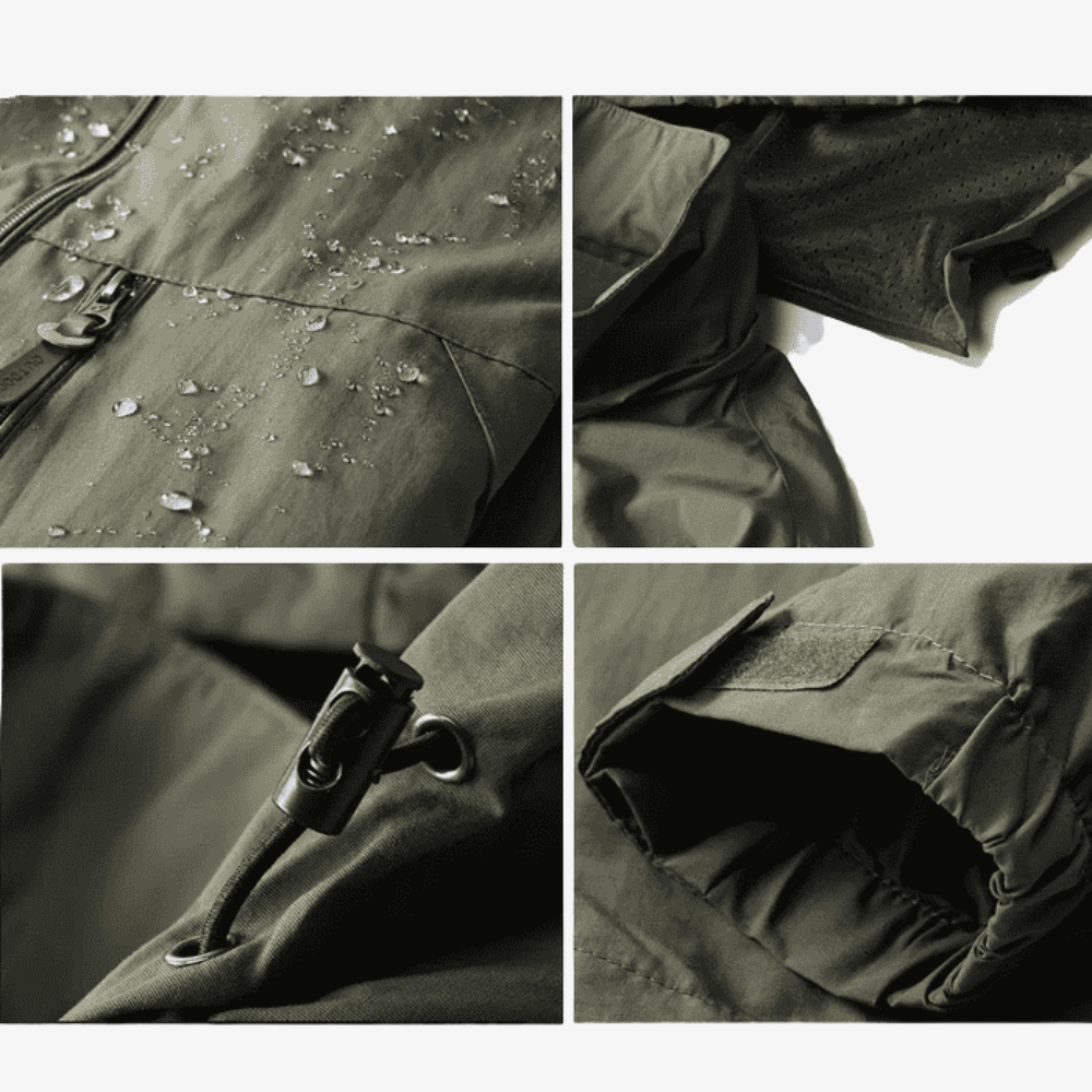 Men's Windproof Jacket with DWR Treatment |