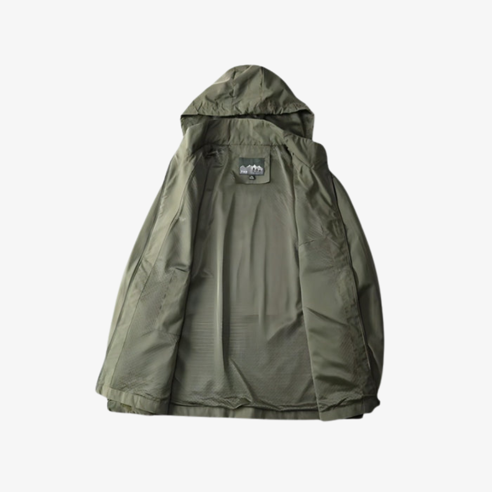 Men's Windproof Jacket with DWR Treatment |