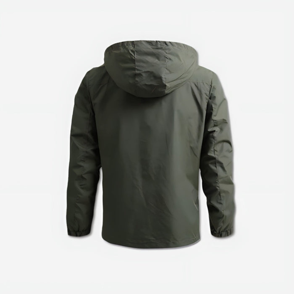 Men's Windproof Jacket with DWR Treatment |
