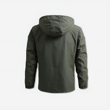 Men's Windproof Jacket with DWR Treatment |