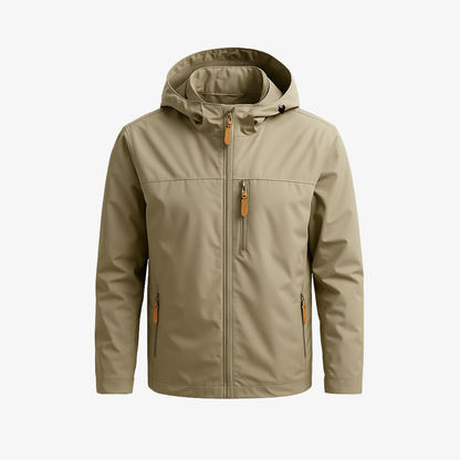 Men's Windproof Jacket with DWR Treatment |
