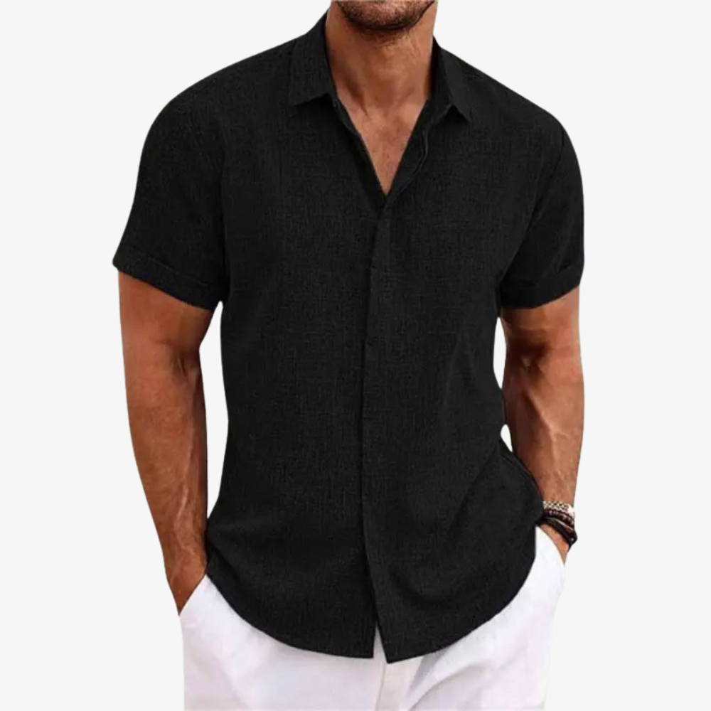 Lightweight Linen Shirt – BreezeFit™