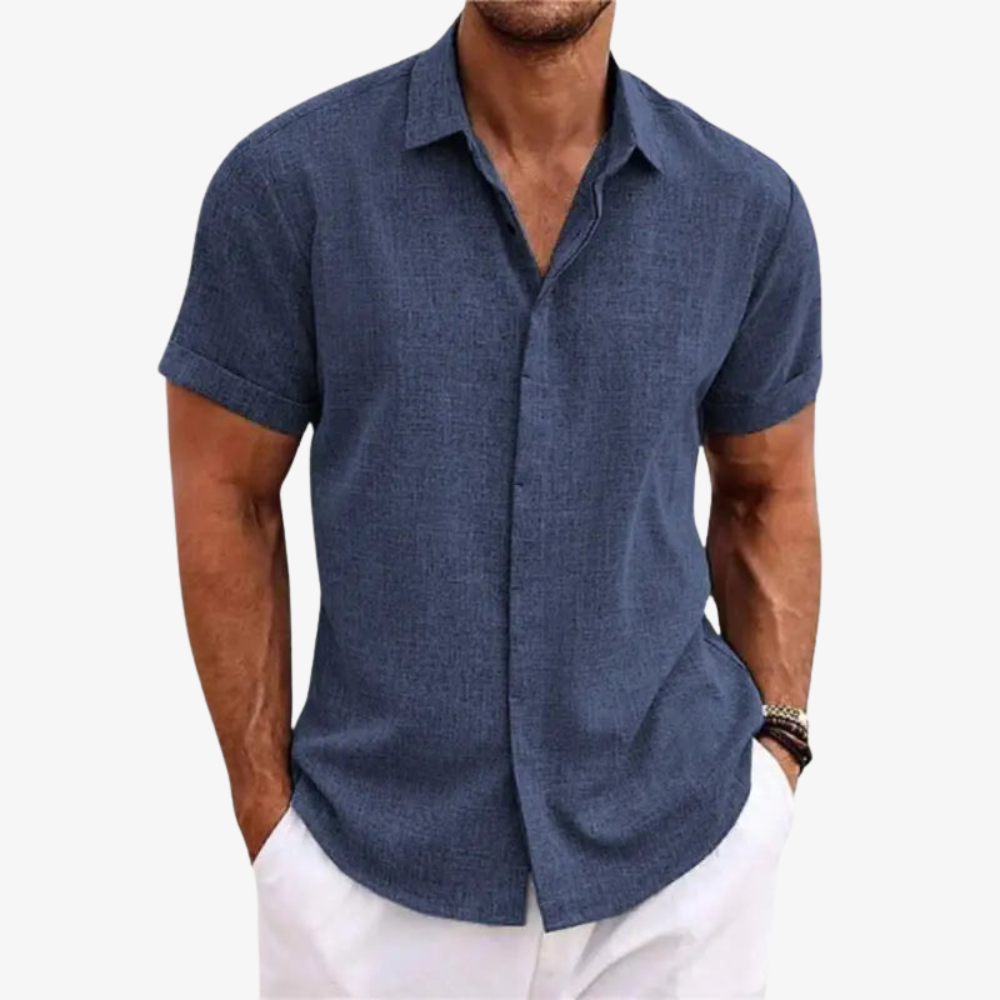 Lightweight Linen Shirt – BreezeFit™